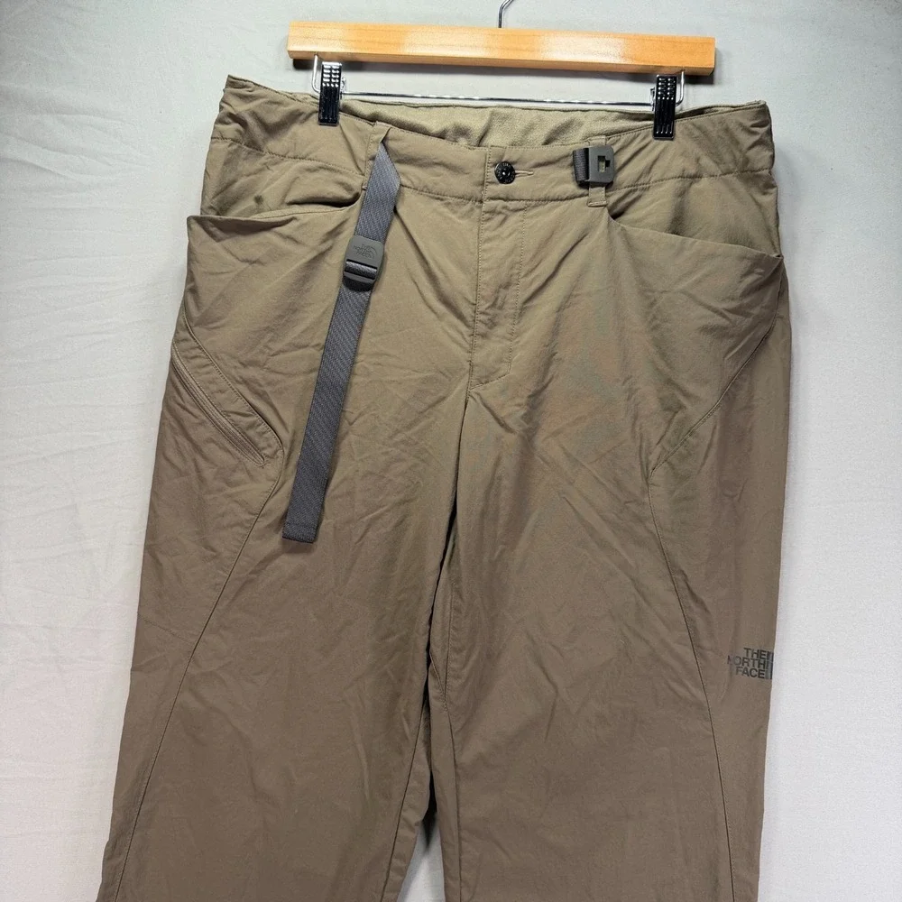 The North Face Pants Mens 34x30 Brown Nylon Buckle Hiking Camp Outdoors Gorp